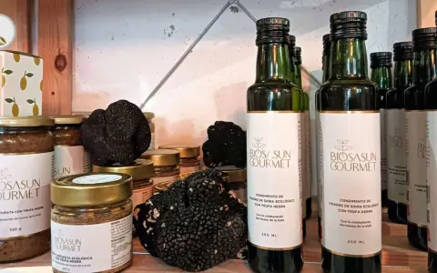 Productos gourmet con trufa negra: salsas y vinagres de sidra. El significado de gourmand se refleja en estos manjares.