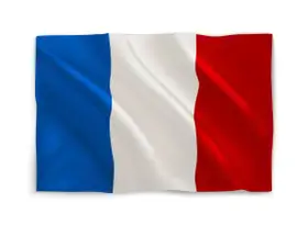 Onda la bandera azul blanco y rojo, símbolo de libertad y orgullo.